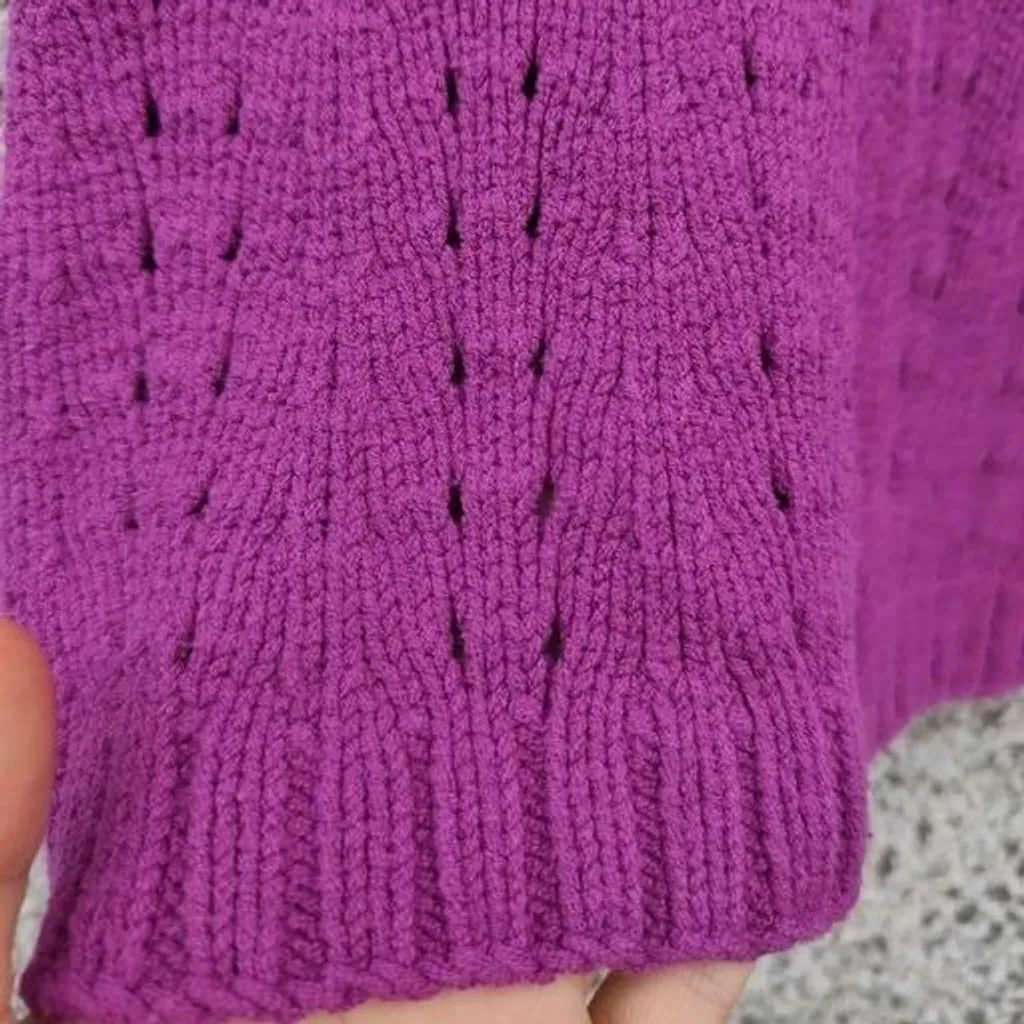 Colete tricô gola V