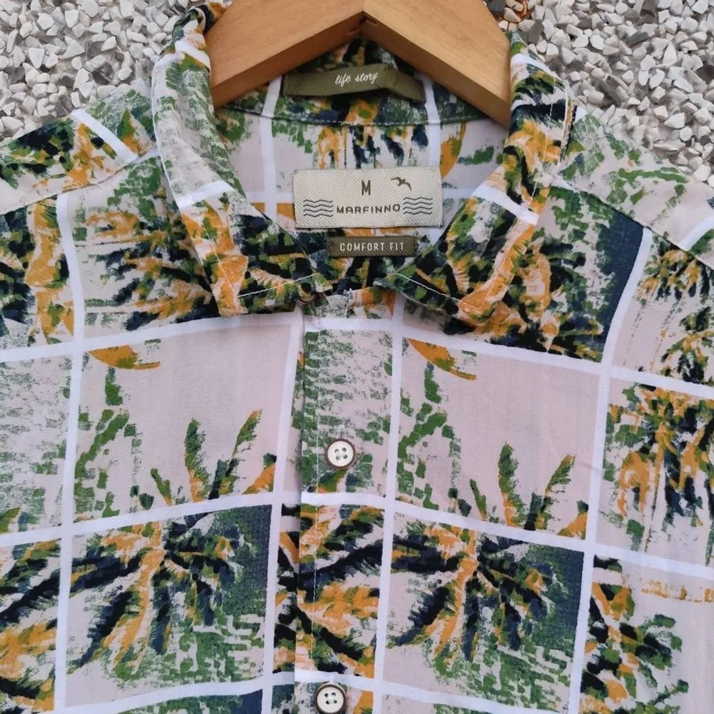 Camisa estampada masculina