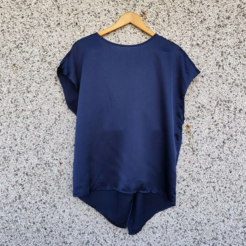 Blusa Shein Curve azul-marinho 1XL