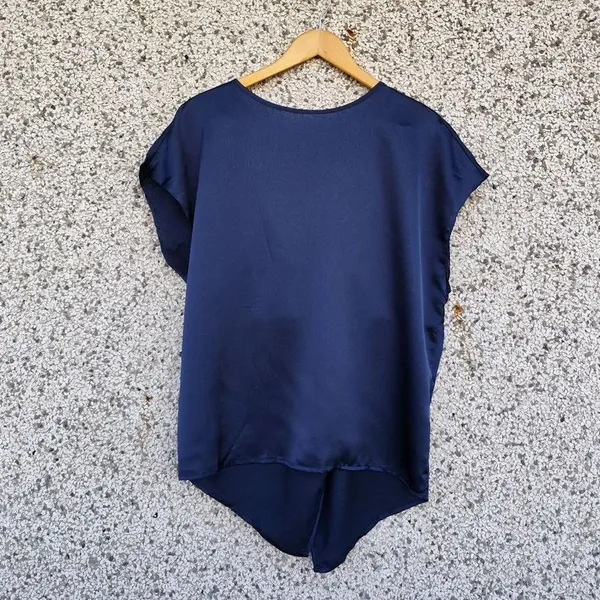 Blusa Shein Curve azul-marinho 1XL