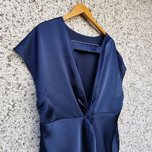 Blusa Shein Curve azul-marinho 1XL