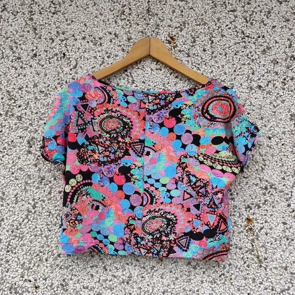 Blusa estampada viscose