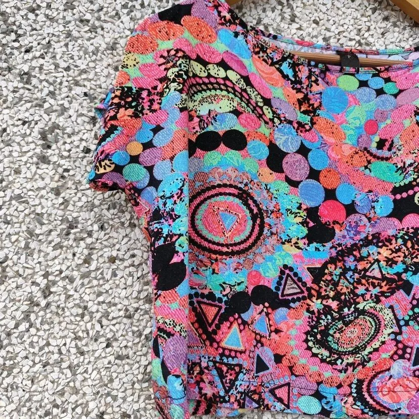 Blusa estampada viscose