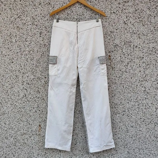 Calça cargo paetês Rock Lola