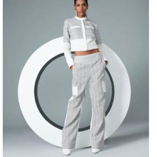 Calça cargo paetês Rock Lola