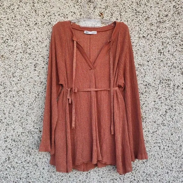 Blusa alongada Zara