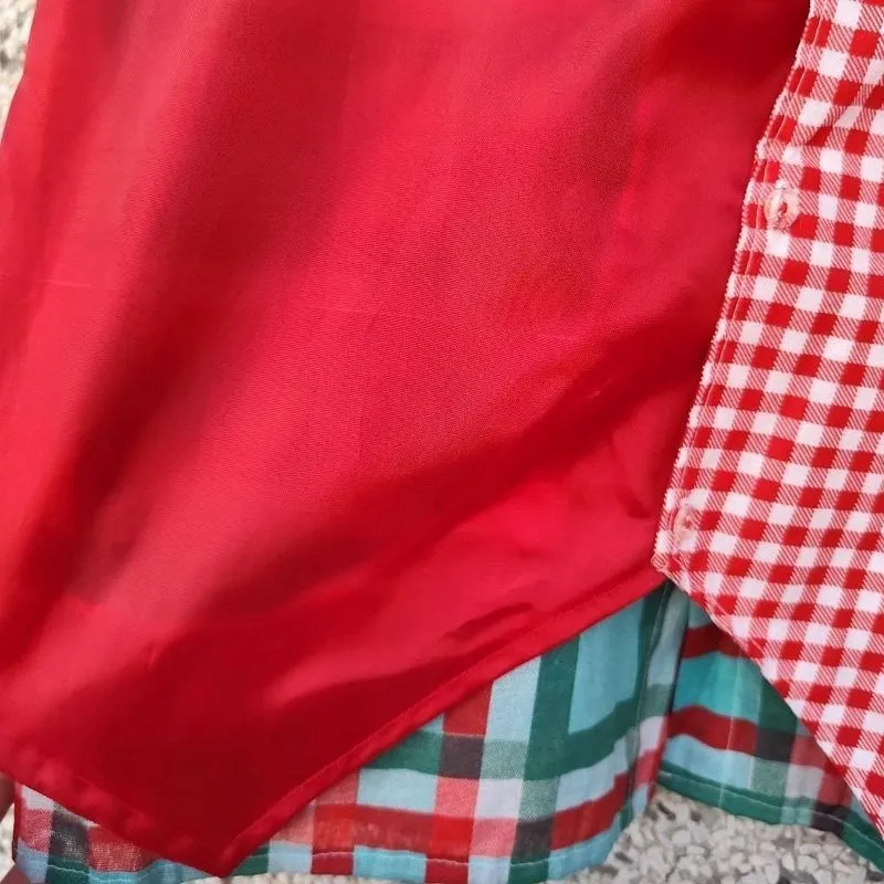 Camisa xadrez unissex festa junina