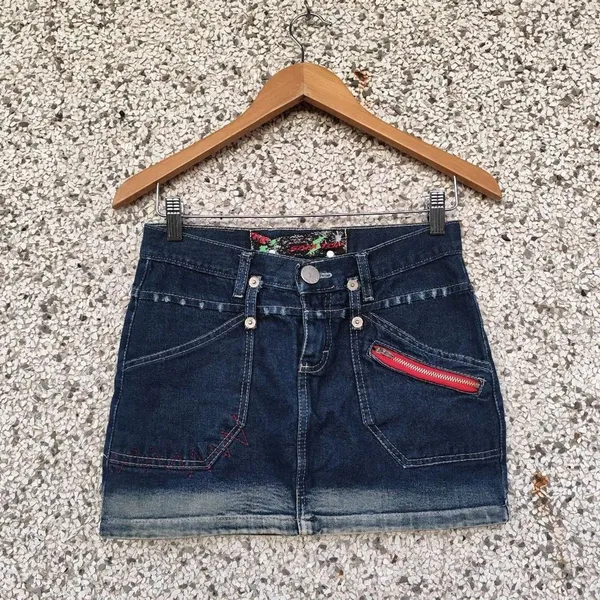 Minissaia jeans Y2K