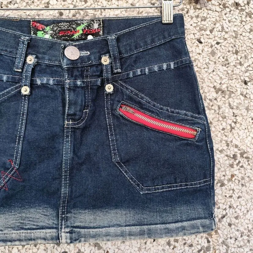 Minissaia jeans Y2K