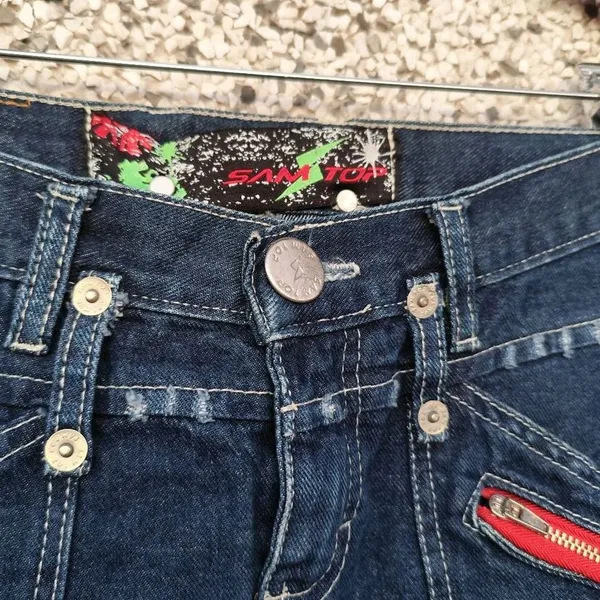 Minissaia jeans Y2K