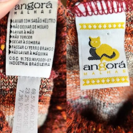 Suéter gola alta vintage