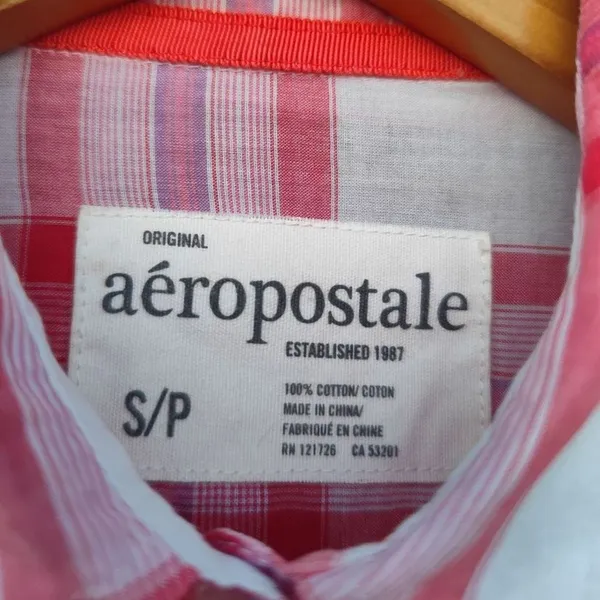 Camisa xadrez Aeropostale