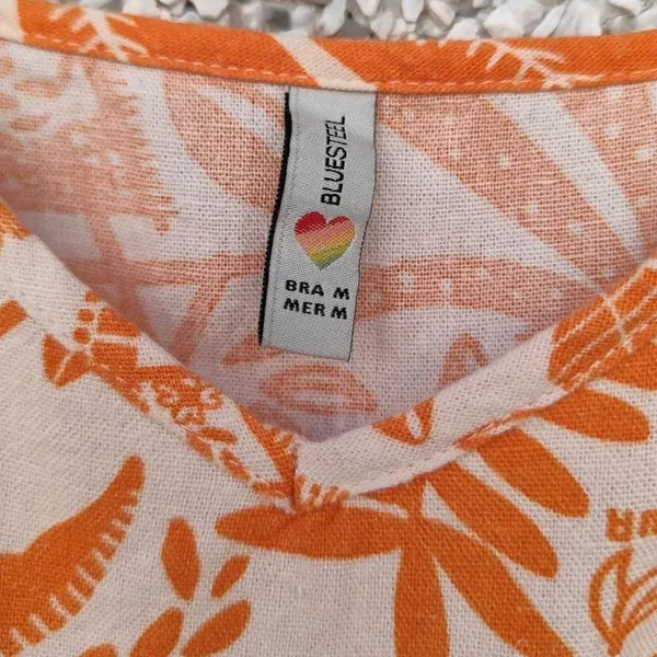 Blusa estampada viscolinho