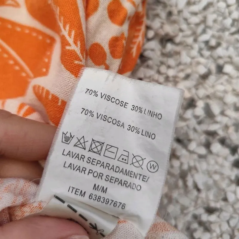 Blusa estampada viscolinho