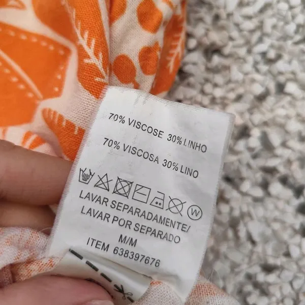 Blusa estampada viscolinho