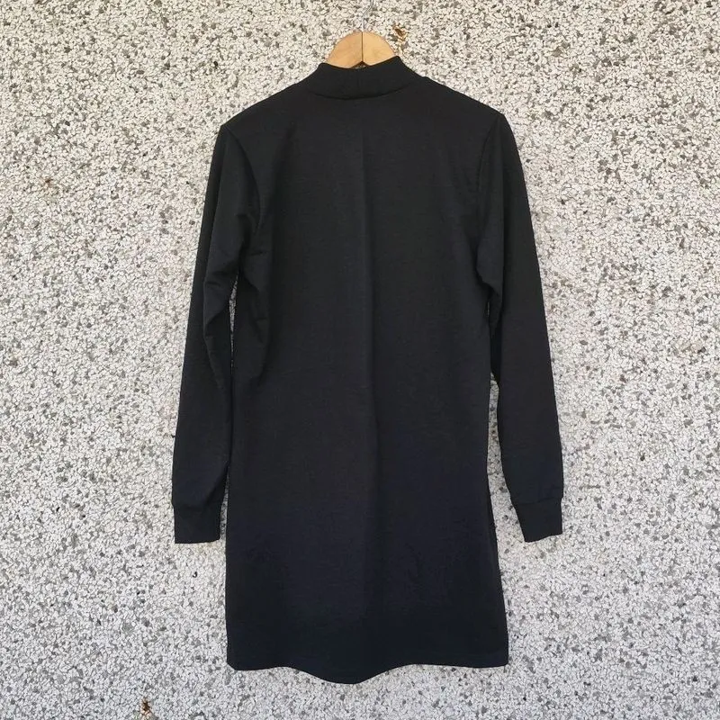 Vestido preto moletom