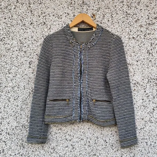 Casaco tweed Zara listrado