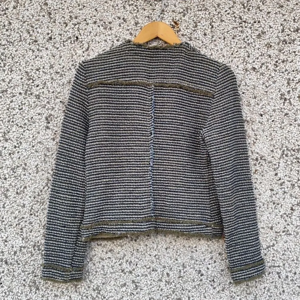 Casaco tweed Zara listrado