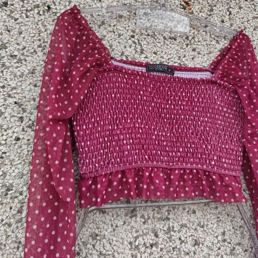 Cropped petit poa em tule com lastex