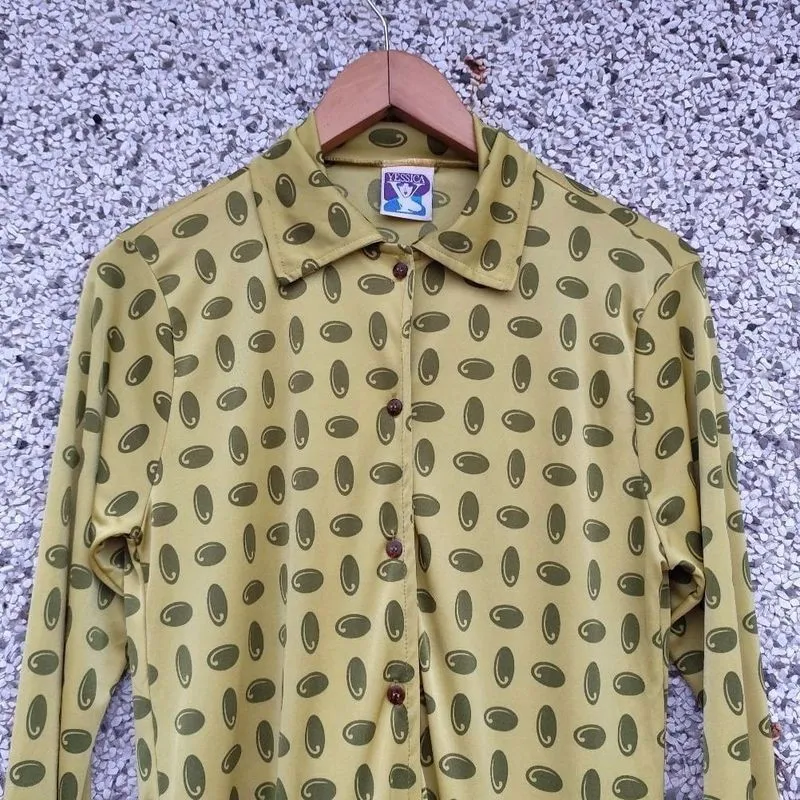 Camisa estampada vintage CGC