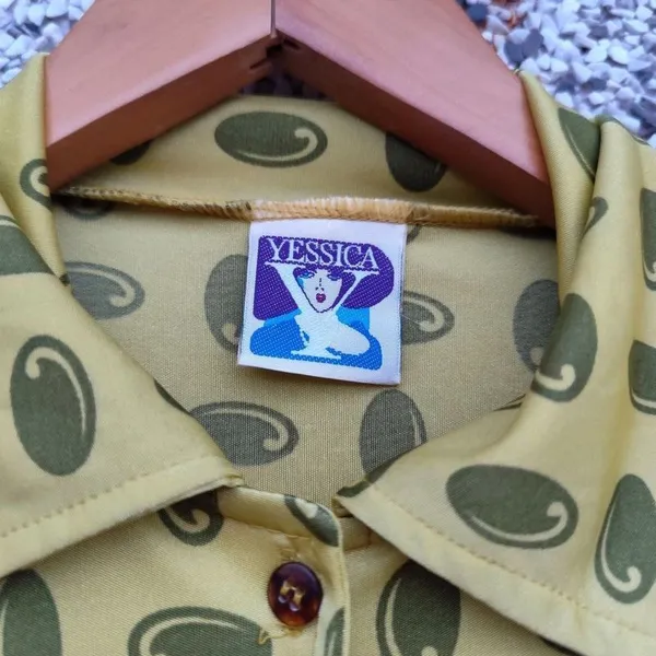 Camisa estampada vintage CGC