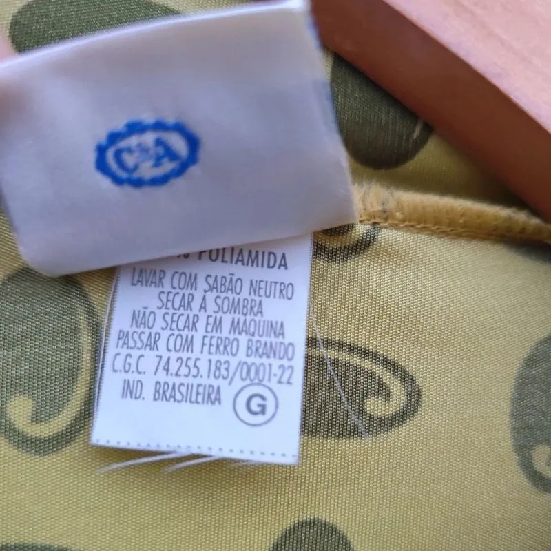 Camisa estampada vintage CGC
