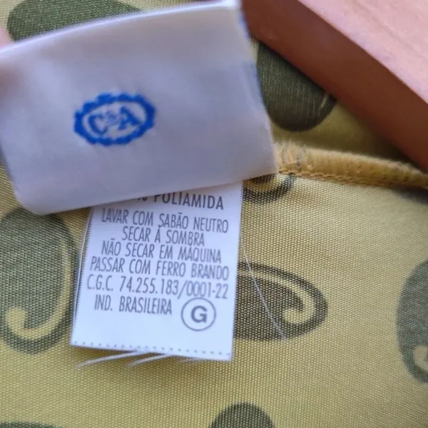 Camisa estampada vintage CGC