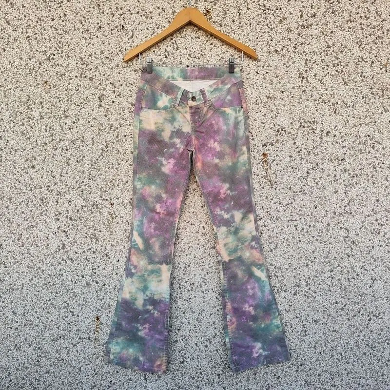 Calça jeans galáxia cintura baixa