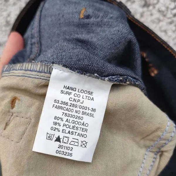 Calça jeans Saruel Hang Loose