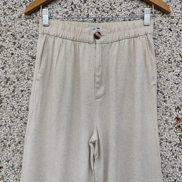 Calça wide leg viscolinho