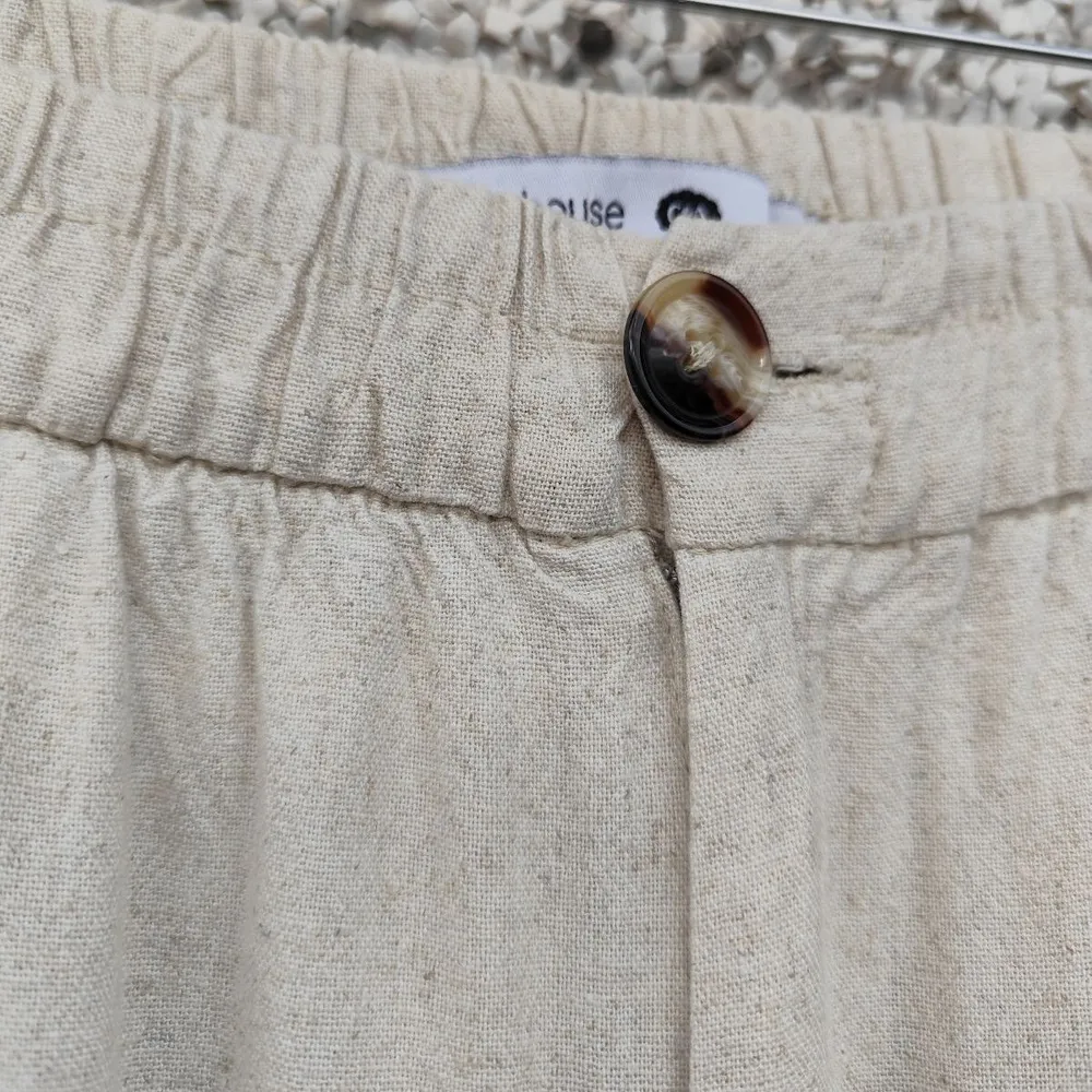 Calça wide leg viscolinho