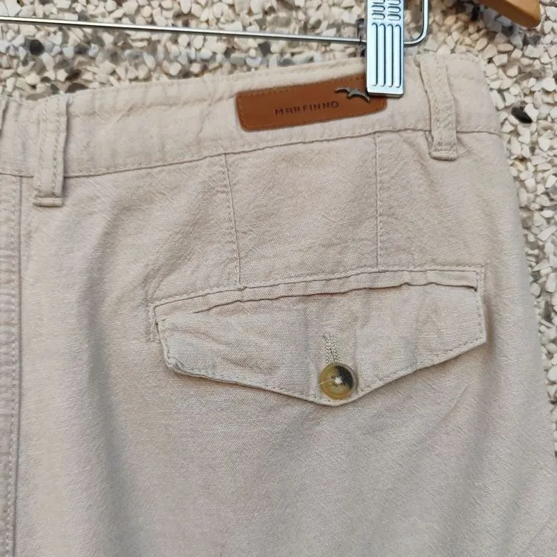 Bermuda masculina viscolinho bege