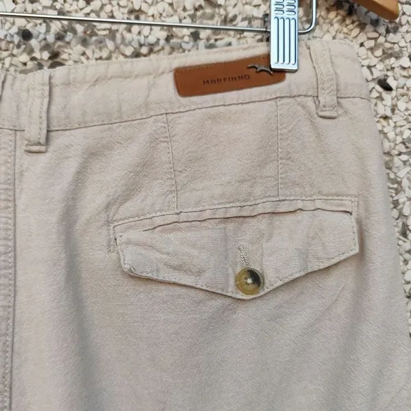 Bermuda masculina viscolinho bege