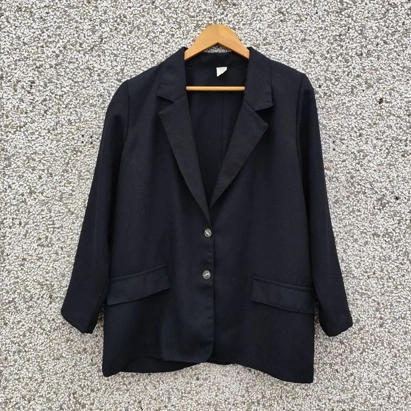 Blazer feminino preto vintage
