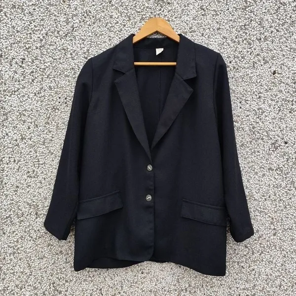 Blazer feminino preto vintage