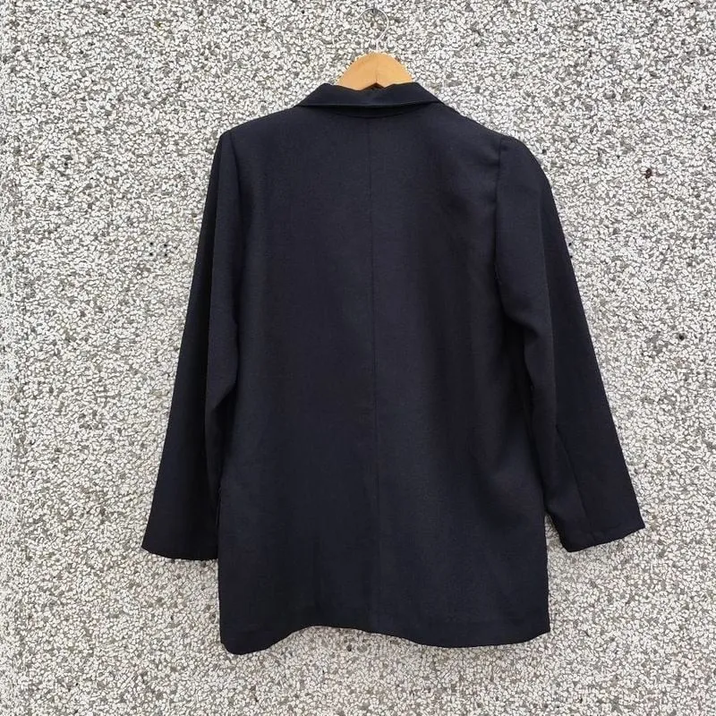 Blazer feminino preto vintage