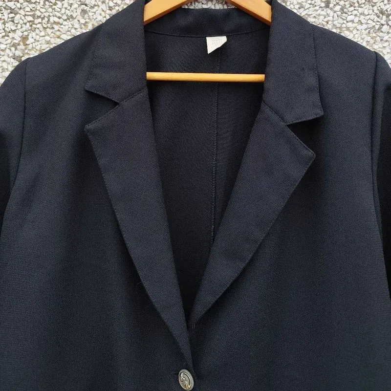 Blazer feminino preto vintage