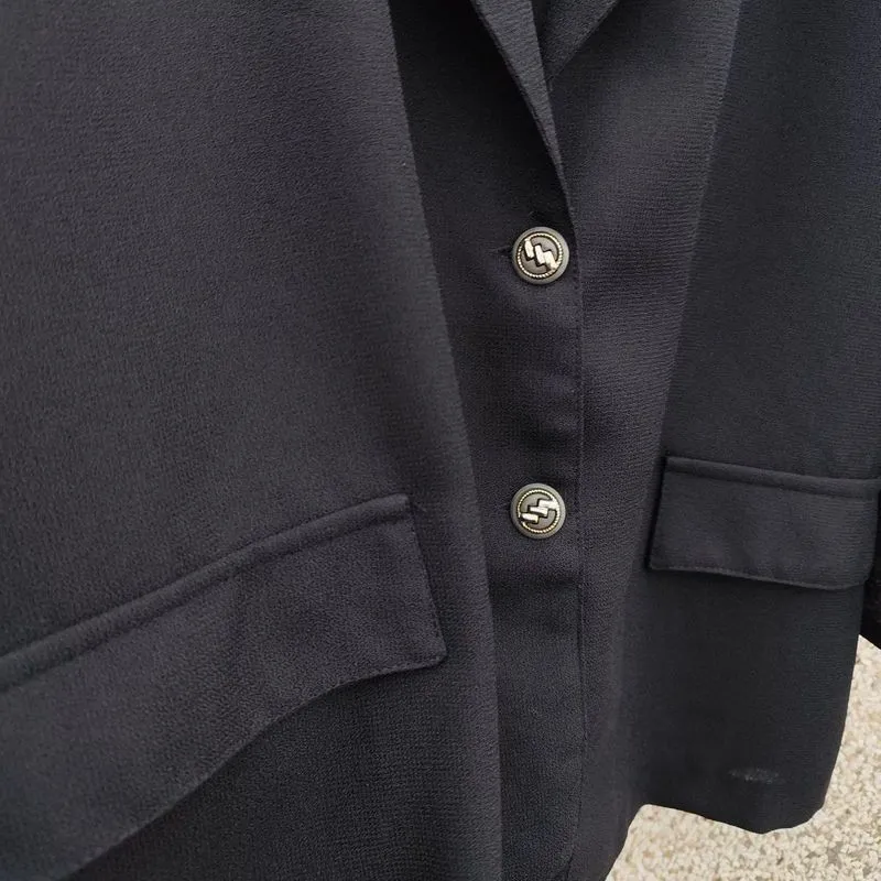 Blazer feminino preto vintage