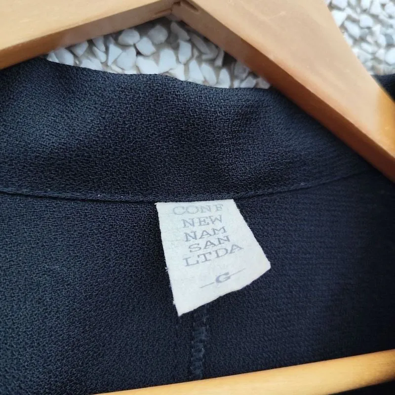 Blazer feminino preto vintage