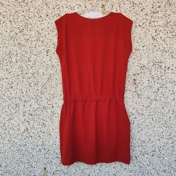Vestido vermelho terracota Le Ricard