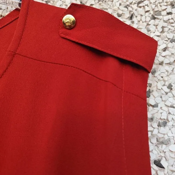 Vestido vermelho terracota Le Ricard