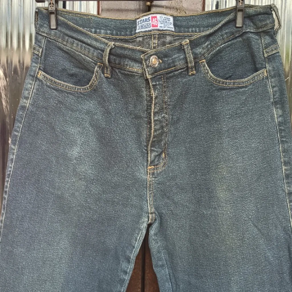 calça star jeans vintage tam 42 44 cintura alta anos 90