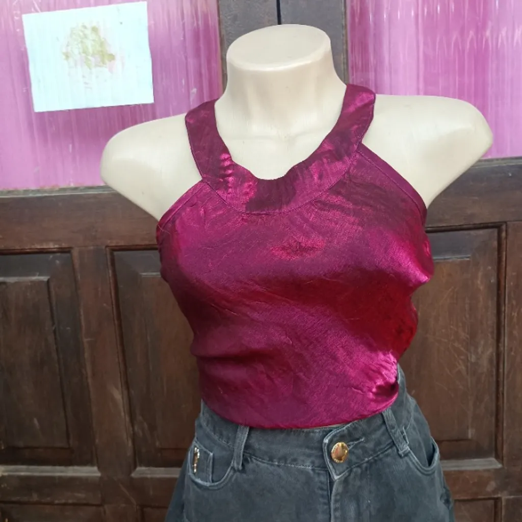 blusa maravilhosa metalizada tam m  g noite