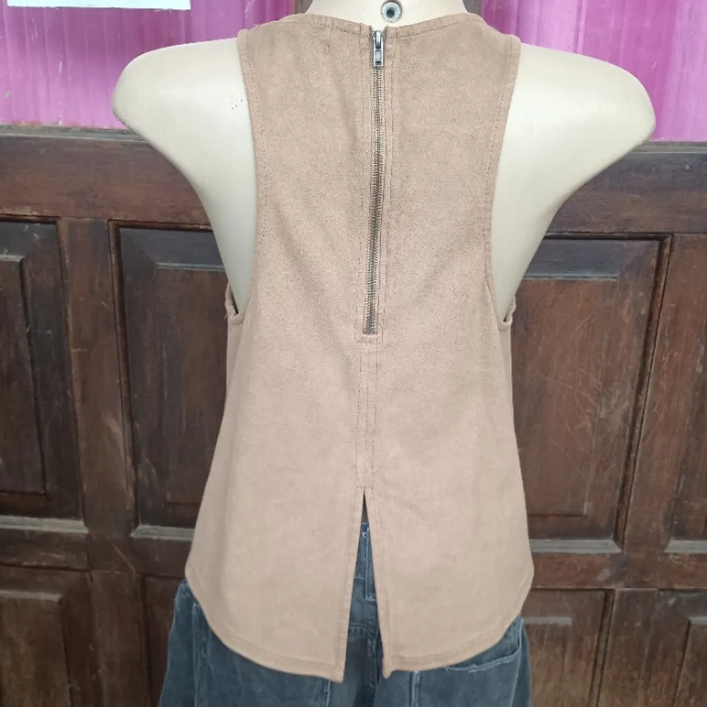 blusa suede camurça forever 21 tam m g gg