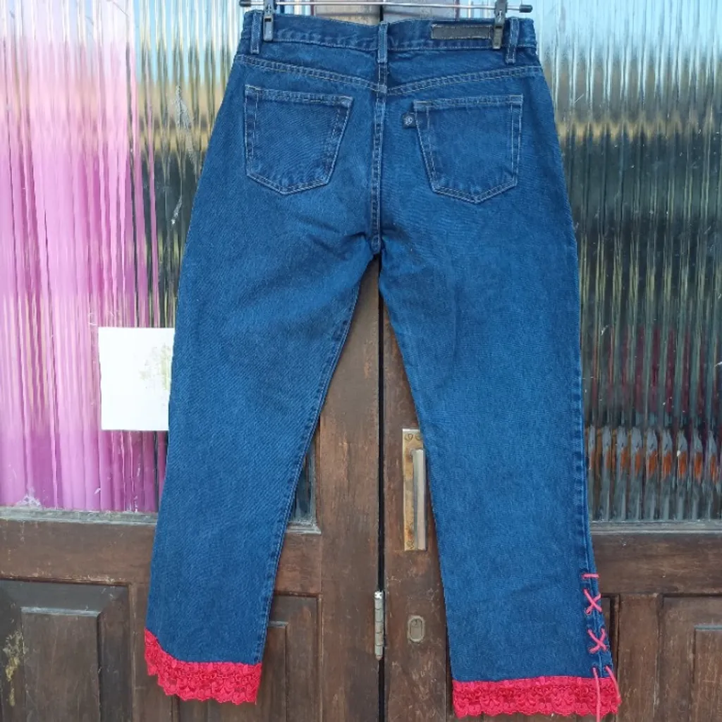 Calça Capri y2k Urban Race Tam 38