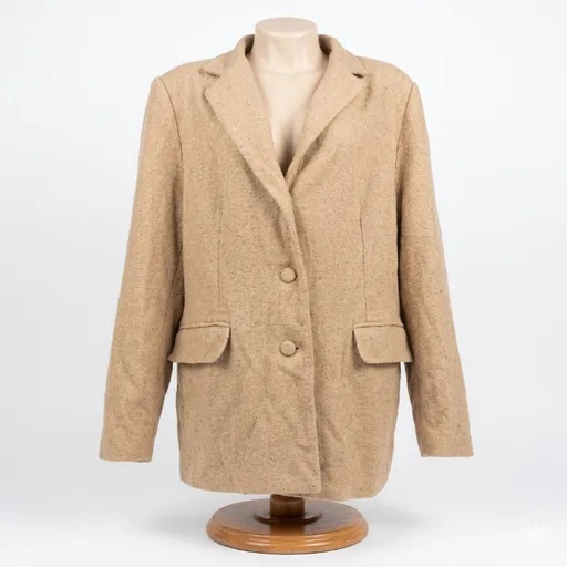 blazer vintage cgc de lã batida