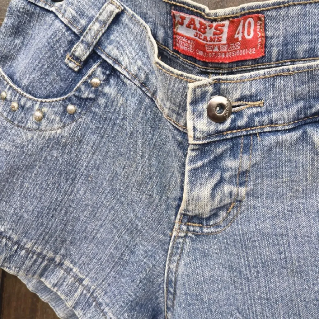 short jeans feminino cintura baixa tam 36 38