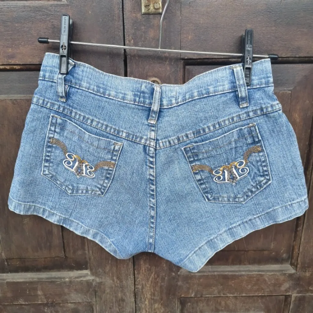 short jeans feminino cintura baixa tam 36 38