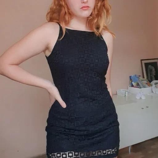 slip dress preto vintage cgc