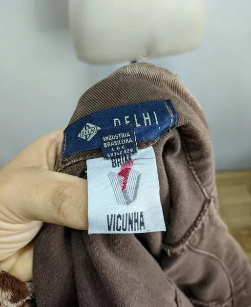 jaqueta jeans vintage delhi marrom